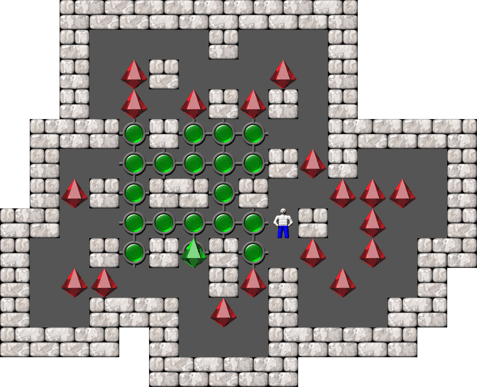 Sokoban Thinking Rabbit Arranged level 222